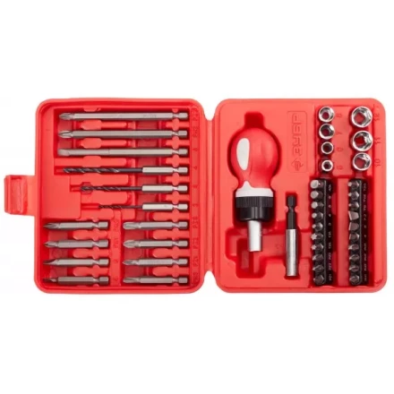 Набор ЗУБР "МАСТЕР" отвертка реверсивная в комплекте с насадками, в боксе, 43 предмета 25420-H43 купить в Когалыме