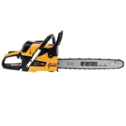 Пила цепная бензиновая Denzel DS-5218, шина 45 см, 52 см3, 3 л.с, шаг 0,325, паз 1,5 мм, 72 звена 95237 купить в Когалыме