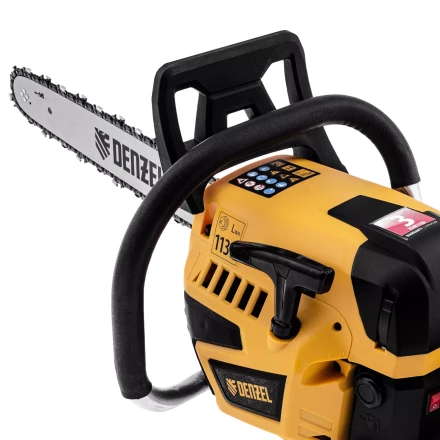 Пила цепная бензиновая Denzel DS-5218, шина 45 см, 52 см3, 3 л.с, шаг 0,325, паз 1,5 мм, 72 звена 95237 купить в Когалыме
