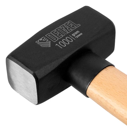 Кувалда, 1000 г Denzel, кованая головка, буковая рукоятка 11018 купить в Когалыме