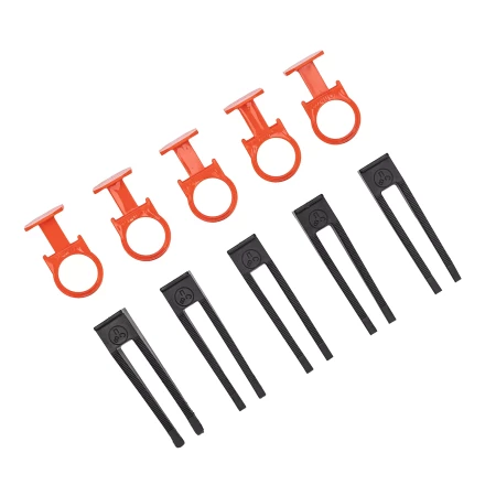 Комплект зажим и клин для системы выравнивания плитки СВП Кольцо, 40/40 шт. в пакете Сибртех 88111 купить в Когалыме