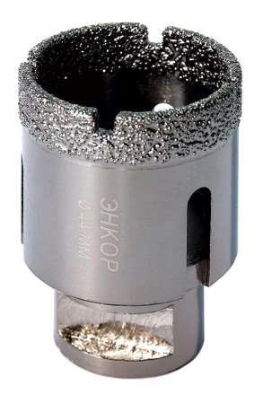 Коронка алмазная по керамограниту D 44 мм для УШМ сух. рез Энкор 48310 купить в Когалыме