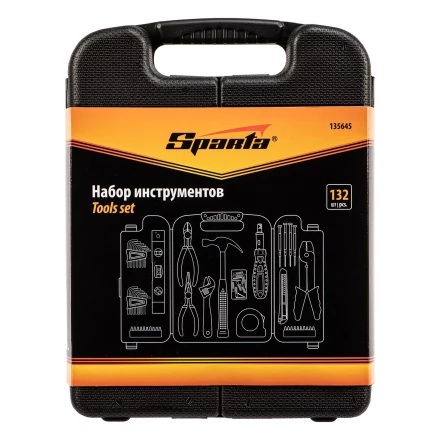 Набор инструментов бытовой Sparta 135645, 132 предмета купить в Когалыме
