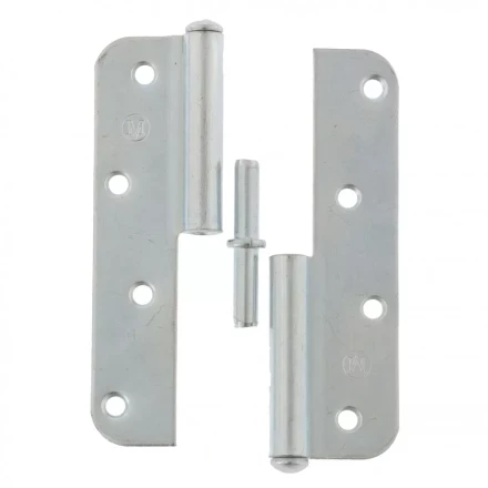 Петля накладная ПН1-130 левая цинк 4штуки  Металлист Россия 91555 купить в Когалыме