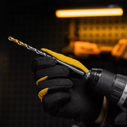 Сверло спиральное по металлу Denzel 6,5 х 148 мм, Р6М5, Golden Tip, удлиненное, 718257 купить в Когалыме