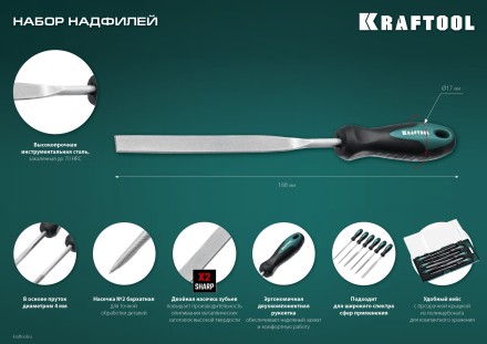 Набор надфилей KRAFTOOL 16030-6 купить в Когалыме