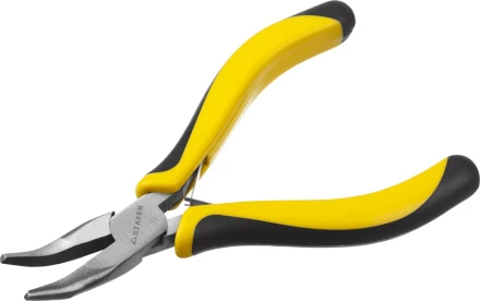 Тонкогубцы STAYER "MASTER" изогнутые "HERCULES" "MINI", 120мм 2218-3_z03 купить в Когалыме