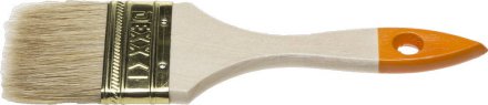 Кисть флейцевая DEXX, деревянная ручка, натуральная щетина, индивидуальная упаковка, 63мм 0100-063_z02 купить в Когалыме