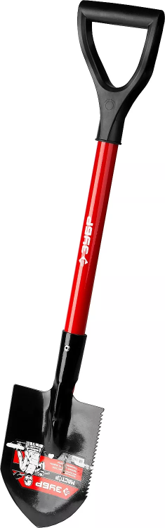 Лопата "МАСТЕР" автомобильная, стальной черенок, ЗУБР 39258 купить в Когалыме