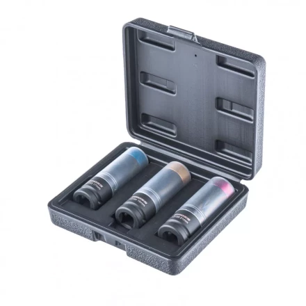 Набор головок ударных шестигранных для колесных дисков 17 19 21 мм 1/2" 3 предмета Gross 13196 купить в Когалыме