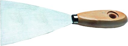 Шпательная лопатка из нержавеющей стали 50 мм деревянная ручка  SPARTA 852095 купить в Когалыме