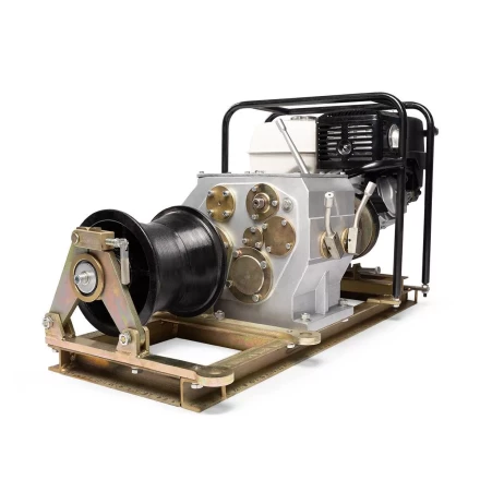 Лебедка тяговая автономная КВТ ЛТА-5 с бензиновым приводом, 5 т (88397) купить в Когалыме