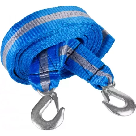 Трос буксировочный ЗУБР "ЭКСПЕРТ", 2 крюка, сумка, 5м, 5т 61215-5 купить в Когалыме