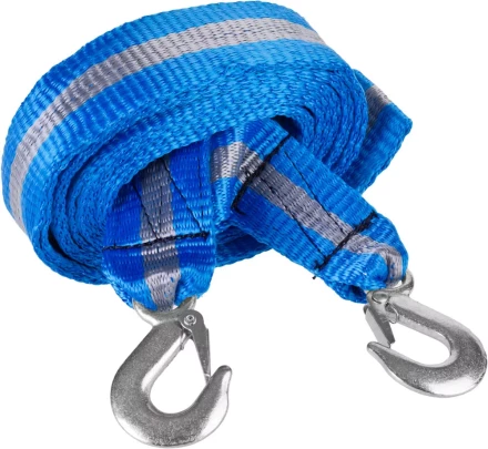 Трос буксировочный ЗУБР "ЭКСПЕРТ", 2 крюка, сумка, 5м, 5т 61215-5 купить в Когалыме