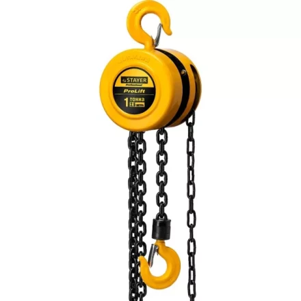 Таль цепная "PROLift" шестеренная, STAYER Profi 4308-1, 1т / 2,5м 4308-1_z01 купить в Когалыме