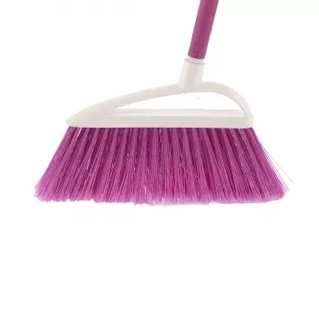 Щетка пластмасовая  для   230 мм "LUX" розовая щетина c черенком 120 см D22мм ELFE 93561 купить в Когалыме