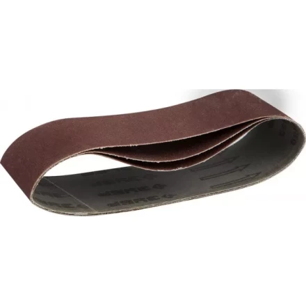 Лента шлифовальная бесконечная ЗУБР "МАСТЕР" на тканевой основе, для ЛШМ, P150, 75х457мм, 3шт 35541-150 купить в Когалыме