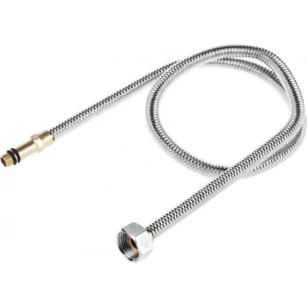 Подводка ЗУБР "ЭКСПЕРТ" сильфонная из нержавеющей стали, для смесителя, удлиненная, г/ш (гайка-штуцер), 1/2", 0,8м 51013-080 купить в Когалыме