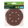 Круг абразивный на ворсовой подложке под "липучку", перфорированный, P 240, 125 мм, 5 шт Сибртех 738117 купить в Когалыме