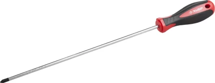 Отвертка ЗУБР "МАСТЕР", Cr-v, эргономичная двухкомпонентная рукоятка, PH1x250мм 25062-1-250_z02 купить в Когалыме