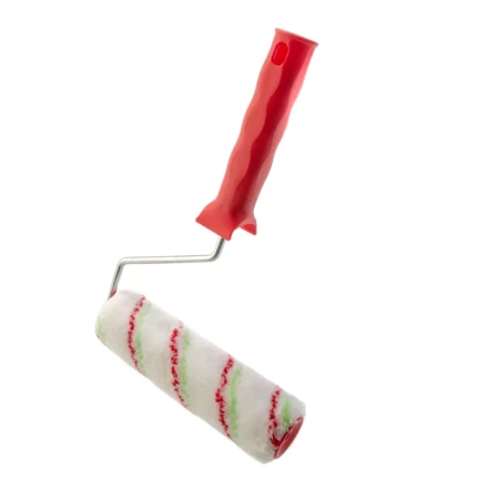 Валик "Эмали" , 180 мм, ворс 12 мм, D - 36 мм, D ручки - 6 мм, полиамид, полиакрил Сибртех 80200 купить в Когалыме