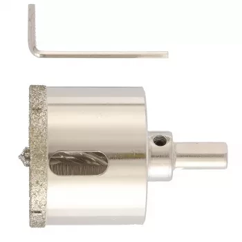 Сверло алмазное по керамограниту 55 х 67 мм 3-гранный хвостовик MATRIX 726553 купить в Когалыме