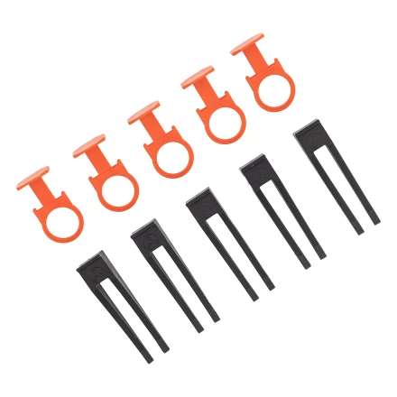 Комплект зажим + клин для системы выравнивания плитки СВП Кольцо, 50/50 шт. в ведре Сибртех 88112 купить в Когалыме