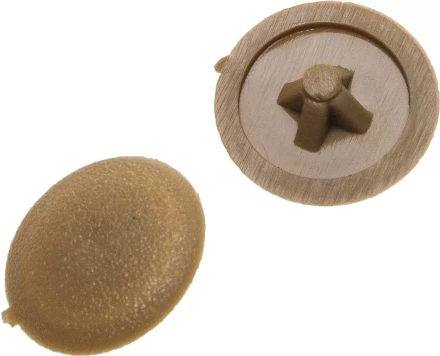 Заглушка декоративная ЗУБР под шуруп, цвет бук, шлиц №2, ТФ6, 40шт 4-308156-2 купить в Когалыме