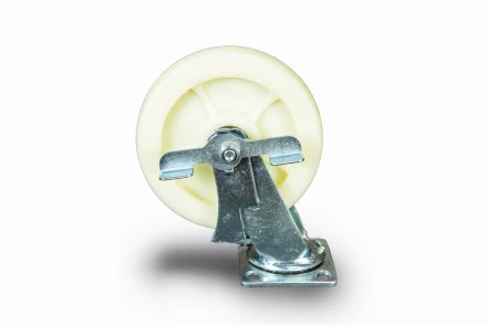 Колесо большегрузное поворотное SCdnb 80 200 мм полипропиленовое с тормозом 1024225 купить в Когалыме