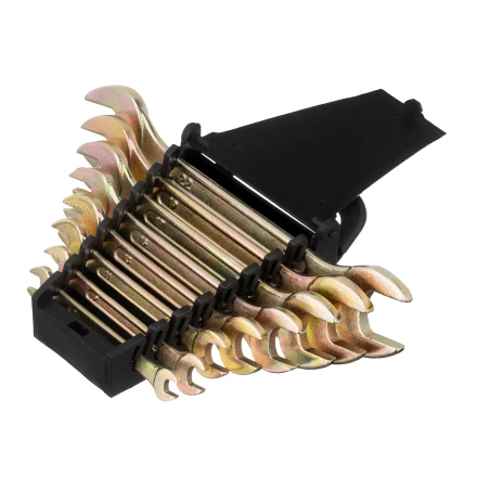 Набор ключей рожковых 6-22 мм, 8 шт, желтый цинк Сибртех 15280 купить в Когалыме