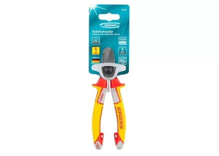 Кабелерез диэлектрические рукоятки до 1000 В трехкомпонентные рукоятки 160 мм GROSS 17725 купить в Когалыме