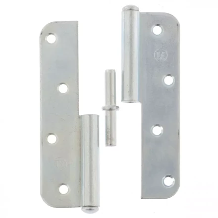 Петля накладная ПН1-130 правая цинк 4штуки Металлист Россия 91556 купить в Когалыме