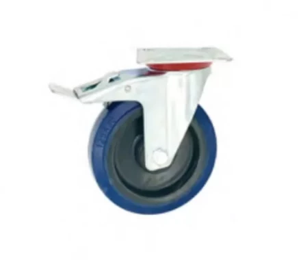 Колесо поворотное резина SRCLb 93 75 мм с тормозом (F) 1027240 купить в Когалыме