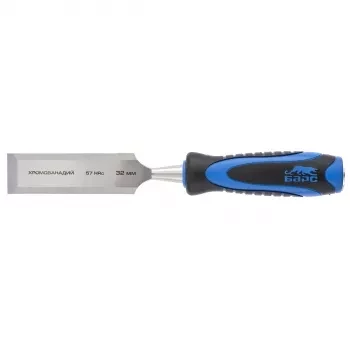 Долото-стамеска,плоская,32мм, двухкомпонентная рукоятка,металлический затыльник БАРС 24657 купить в Когалыме