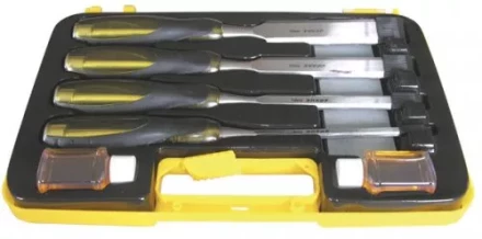 Набор стамесок-долот 6,12,20,26 мм + брусок 5 предметов пластиковый кейс Энкор 10440 купить в Когалыме