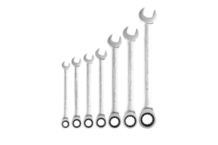 Набор ключей комбинированных с трещоткой 7 штук Энкор 26351 купить в Когалыме