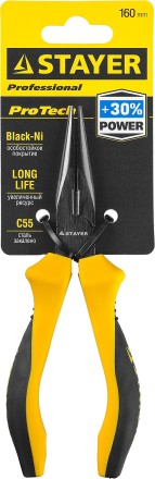 Тонкогубцы STAYER &quot;PROTech&quot;, эксцентриковое расположение шарнира, 160мм 22027-3-16_z02 купить в Когалыме