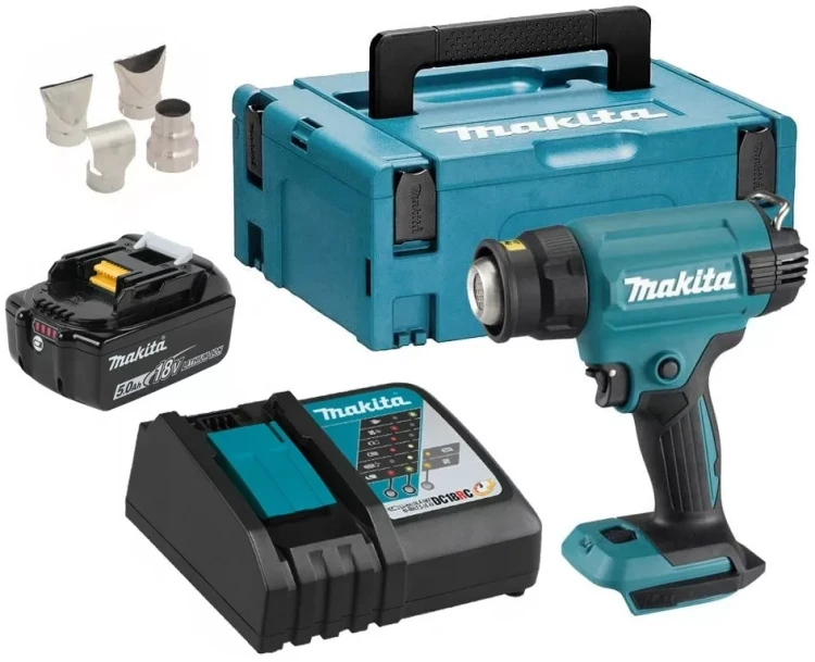 Аккумуляторный тепловой пистолет (фен) Makita DHG181RT1J купить в Когалыме