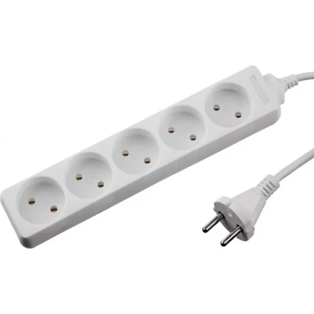 Удлинитель "TOPELECTRO" электрический, ПВС 2х1мм2, 5 гнезд, 3500 Вт, 1.5м, STAYER 55050-1.5 купить в Когалыме