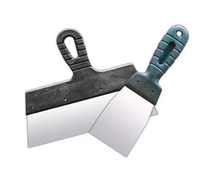 Набор шпателей из нержавеющей стали 100 мм и 350 мм пластмассовая ручка 2 шт СИБРТЕХ 85487 купить в Когалыме