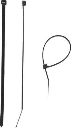 Кабельные стяжки черные КС-Ч1 нейлоновые промфасовка серия ПРОФЕССИОНАЛ купить в Когалыме