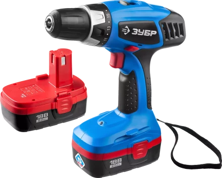 Дрель-шуруповерт 2 АКБ ЗДА-18-2 КИН20 серия ПРОФЕССИОНАЛ купить в Когалыме