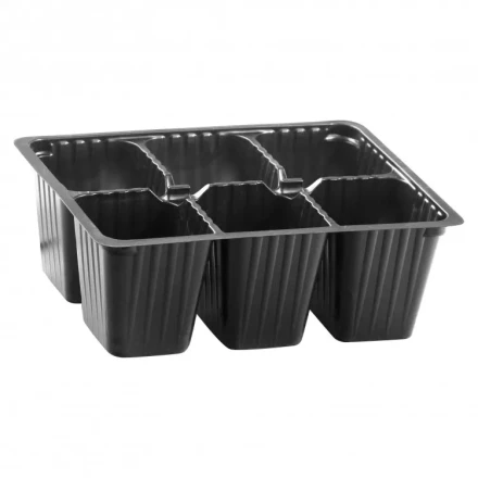 Кассета для рассады 180 х 135 х 60 мм 6 ячеек полистирол 5 шт 64346 купить в Когалыме