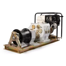 Лебедка тяговая автономная КВТ ЛТА-8 с бензиновым приводом, 8 т (92357)