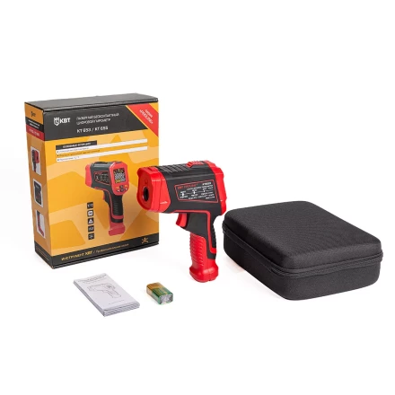 Лазерный бесконтактный цифровой пирометр КВТ KT 655 до 1380°C (87247) купить в Когалыме