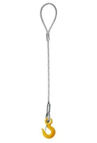 Строп канатный одноветвевой 1СК 4 т L=2.5 м с кч din 5.0 т опрессовка