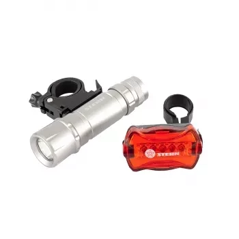 Набор велосипедный: передний 1 Вт Led, 160Lm, задний 5 red Led  Stern 90558 купить в Когалыме