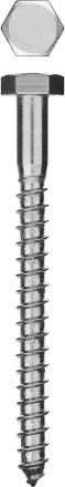 Шурупы ЗУБР &quot;МАСТЕР&quot; с шестигранной головкой, оцинкованные, 6x80мм, 70шт 4-300451-06-080 купить в Когалыме
