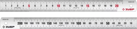 ЗУБР Про-20, длина 0.20 м, усиленная нержавеющая линейка, Профессионал (34280-020) купить в Когалыме