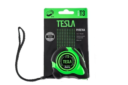 Рулетка TESLA 3м х 16мм (T-3) купить в Когалыме